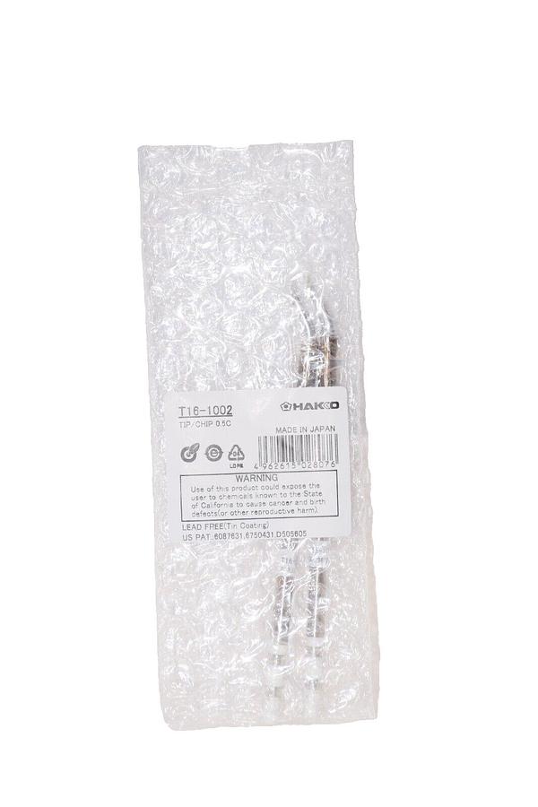 (NEW) HAKKO T16-1002 0.5mm wid Chip Desoldering Tweezer