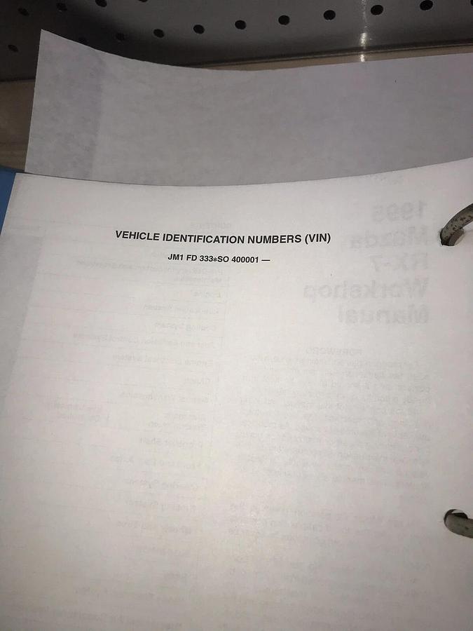 Used 1994 Mazda MX-3 MX3 Original Shop Repair Manual factory OEM  94