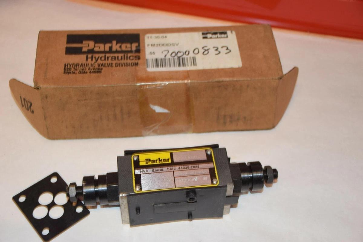 NEW PARKER FM2DDDSV-55 5000psi HYDRAULIC PRESSURE REDUCING VALVE