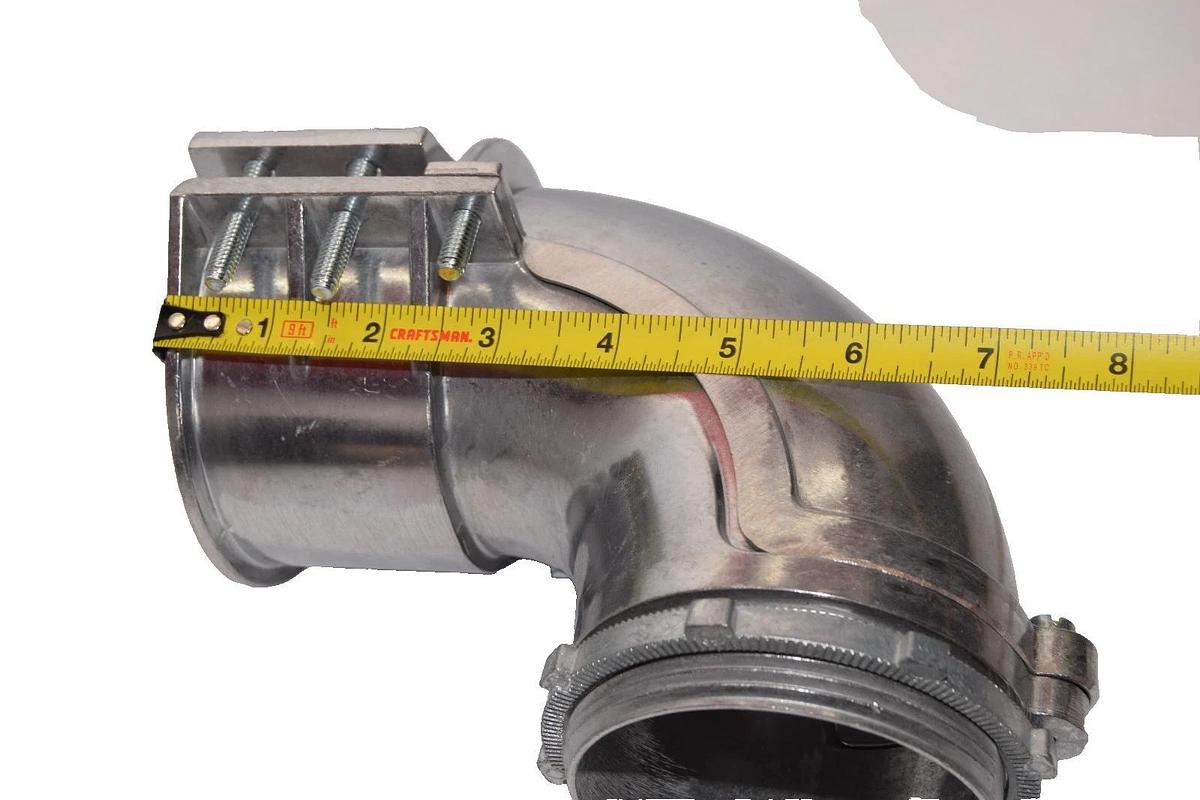 Nesco 812-DC2 3" 90 degree 2-Screw Flex Connector Fitting (New - Lot of 5)