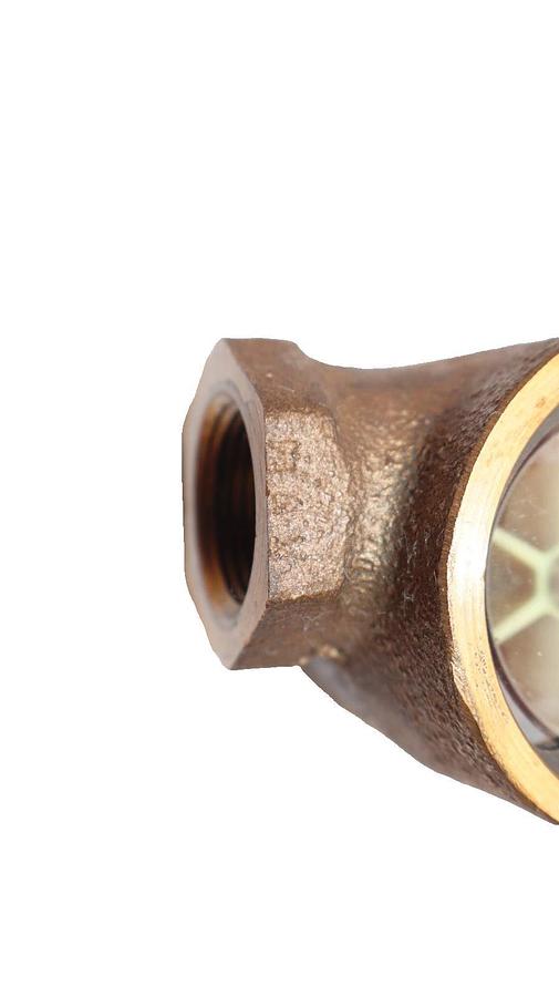 OPW 1" npt 200°F 125psi Propeller Style Flow Indicator Brass Body (New)