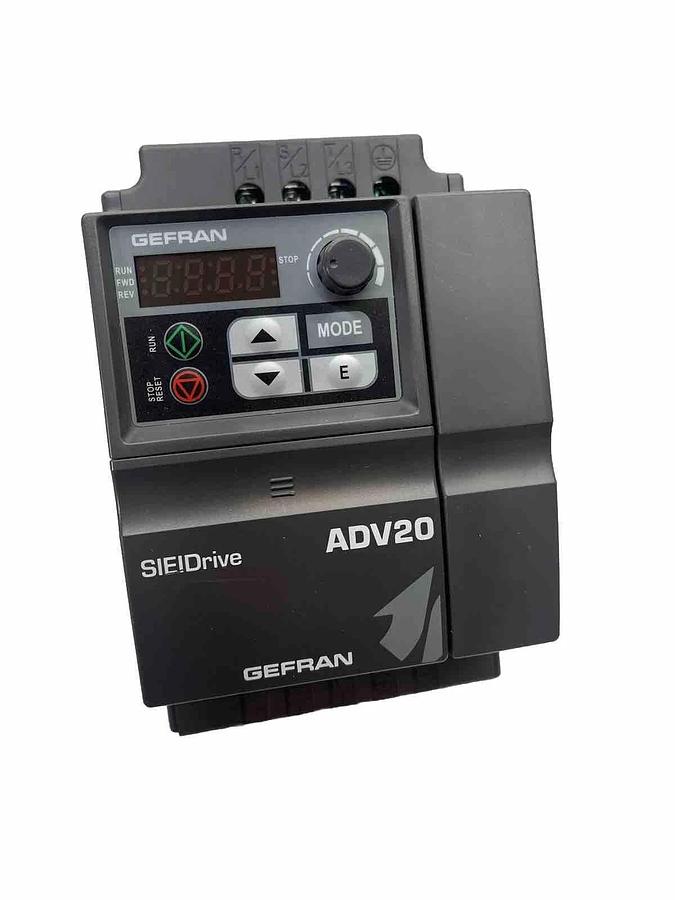 Used Gefran SIEIDrive ADV20-2037-KXX-4F Inverter Drive 3ph 380-480V 6.8kva 5hp
