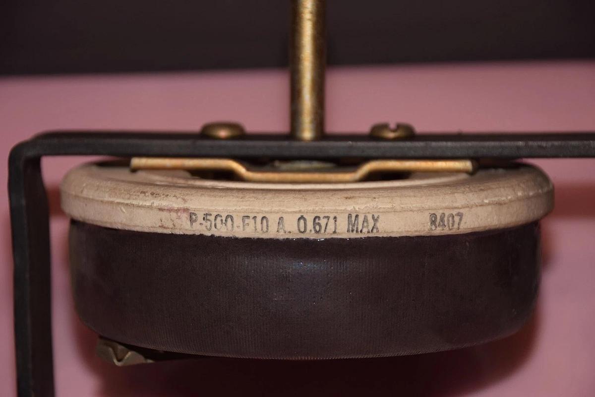 Used OHMITE RHEOSTAT P-500/F10, P-500-F10, 0.671, 8909