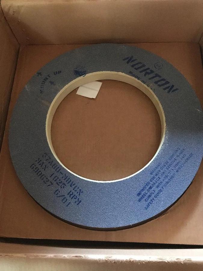 Norton 57A80-M8VCN 20" Alundum Grinding Wheel 20x 1-1/2x 12, 20x1-1/2"x12"