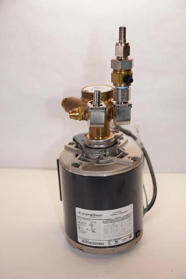 Used FLUID-O-TECH / MARATHON 05WM8 5KH32GNC476X 1ph 1/3Hp Flow Pump & Motor Vane Pump