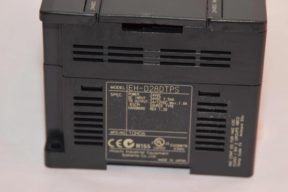Used HITACHI EH-D28DTPS EHD28DTPS 24Vdc 7.5mA Programmable Controller