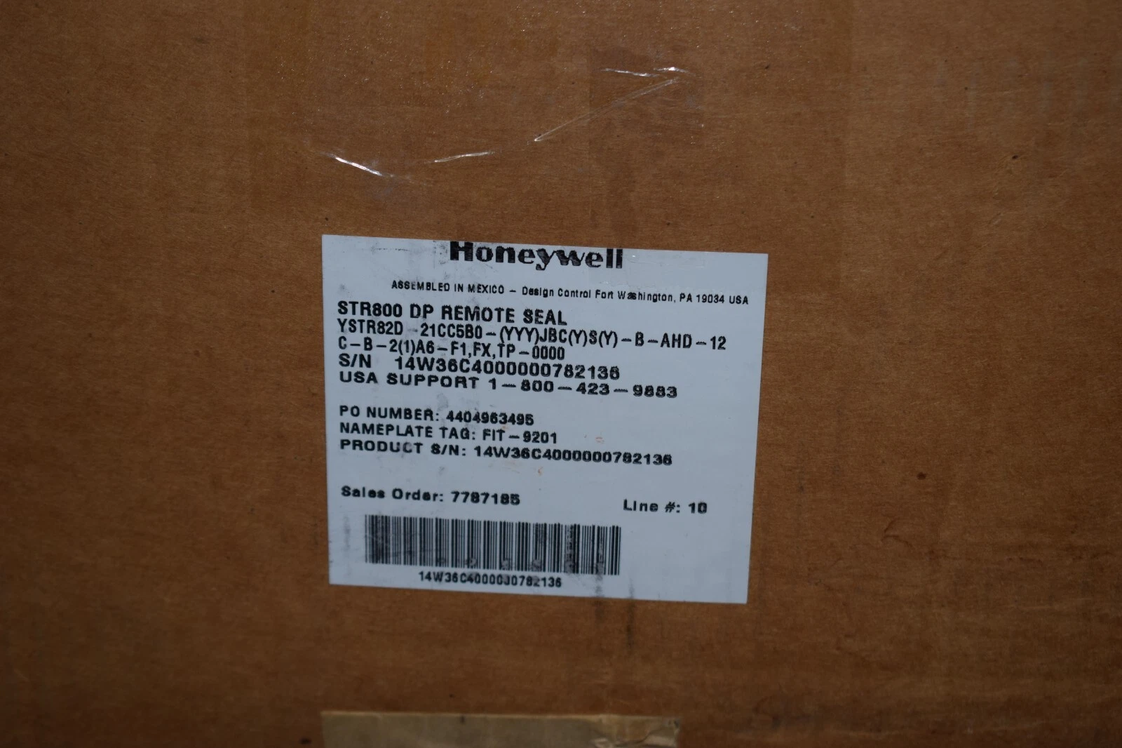 Honeywell STR800 DP Remote Seal ST800 YSTR82D-21CC5B0-(YYY)JBC(Y)S(Y)-B (NEW)