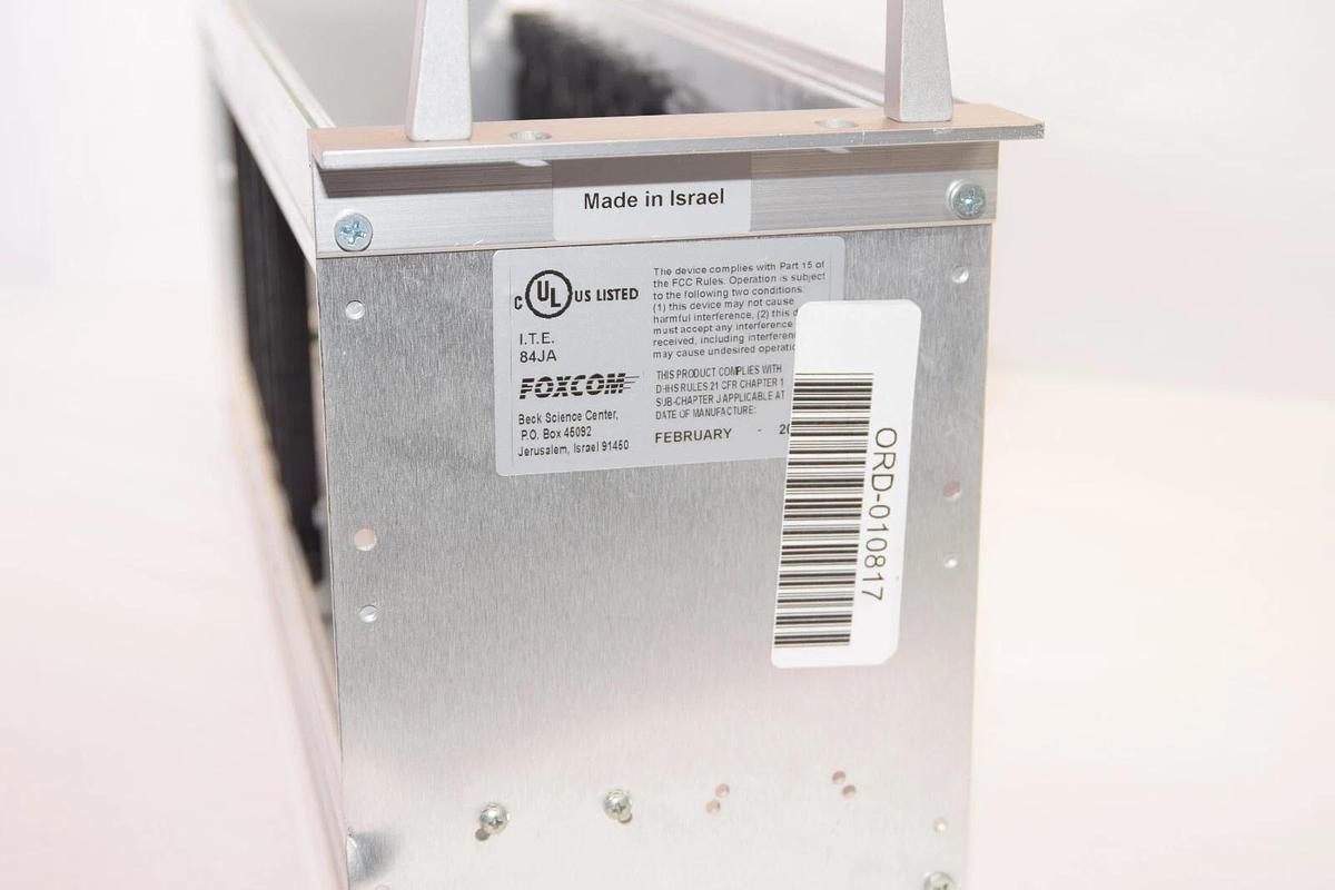 Used FOXCOM ITE 1999 7000M/S 3035002 D1 BackPane Chassis Bracket Rack