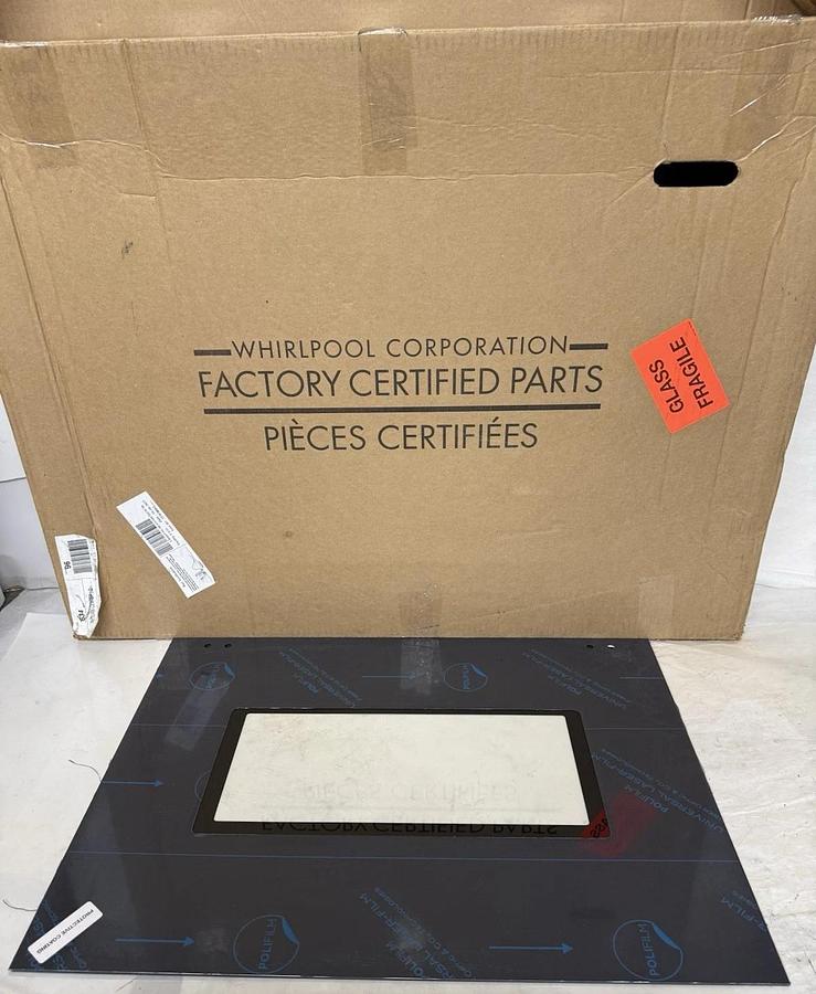 Used Whirlpool OEM, W10401225 Outer Oven Door Glass 4452257 4452316 and Kenmore (New)
