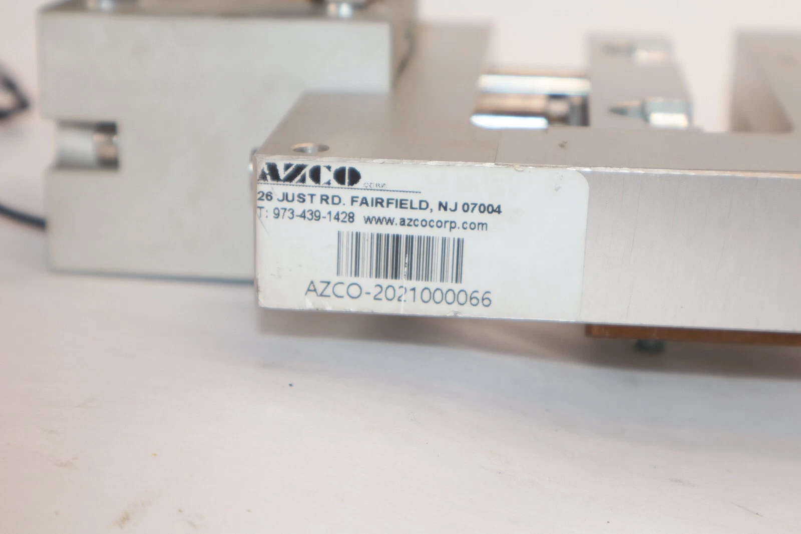 Used AZCO Guillotine Knife Assembly 9734391428 GO8011C , 2021000066 , 973-439-1428