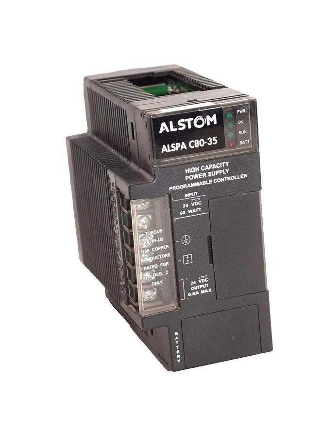 Used GE FANUC IC693PWR331D 24Vdc Hi-Cap 30W Power Supply Module *Broken Mounting Tab*