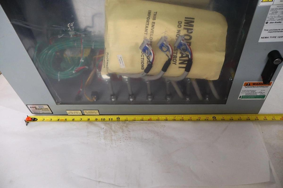 Used ALLEN BRADLEY 1000-10FHJ-BASE Series A Logix Panel Control Panel Box