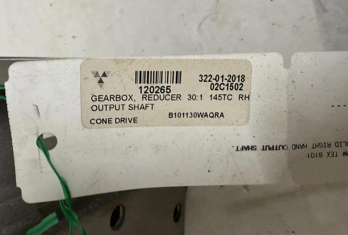 Cone Drive B101130 WAQRA, Gear Box Ratio 30:1, B101130 WAQRA B101130WAQRA (New)