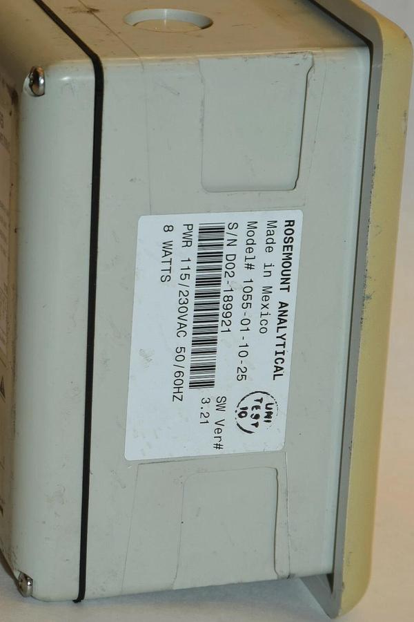 Used ROSEMOUNT ANALYTICAL 1055-01-10-25 105 01 10 25 1055011025 230 VAC 8 WATTS
