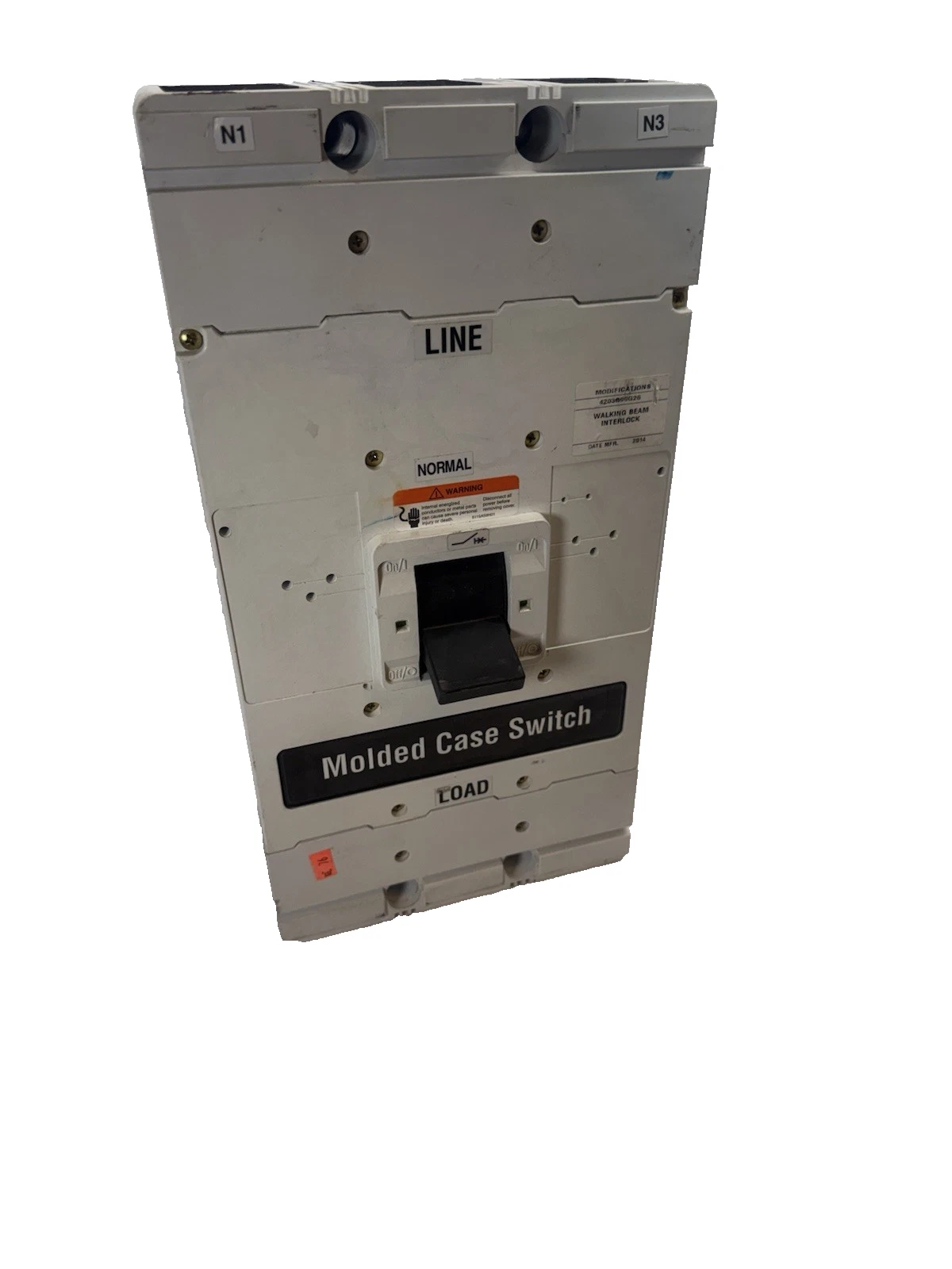 Used Cutler Hammer Molded case switch HMDL3800F MDL HMDL 800A 800Amp frame for ATS WB