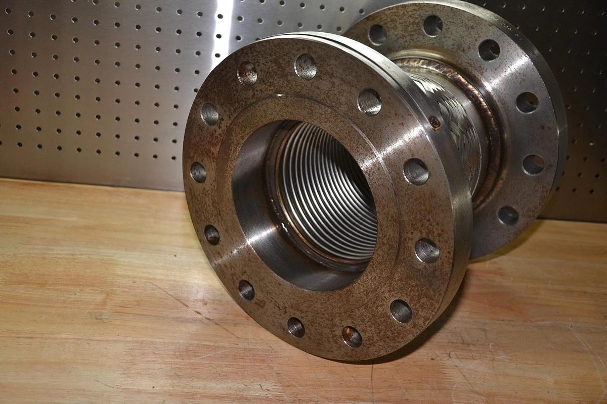 Senior Flexonics 6"x12" Expansion Joint Stainless Steel Flex  6" Flow 12" flange