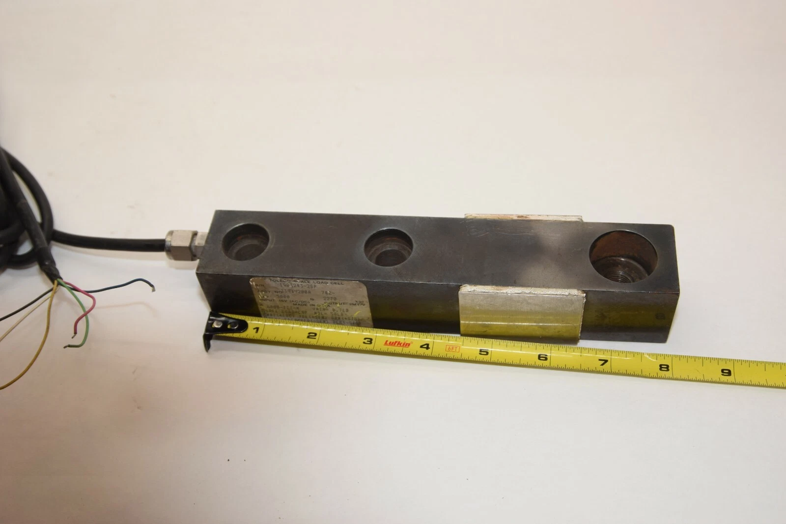 Used TOLEDO SCALE 11919200A 1983243-2SP 5000 Cap 2270lb 15V Load Cell