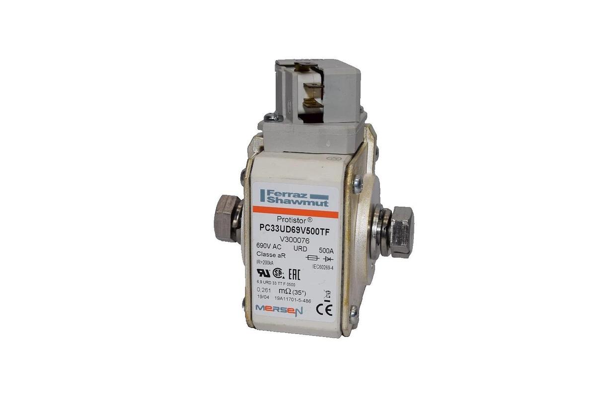 Ferraz Shawmut PC33UD69V500TF 690Vac 500A Fuse Link Protistor (New)