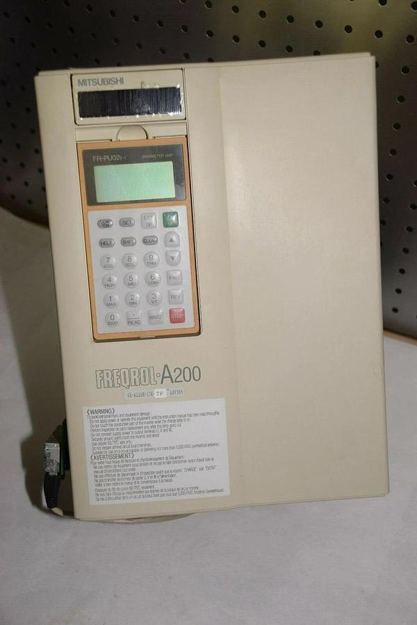 Used Mitsubishi Freqrol A-200  20HP Inverter Drive FR-A220E-11K-TF   FRA220E11KTF