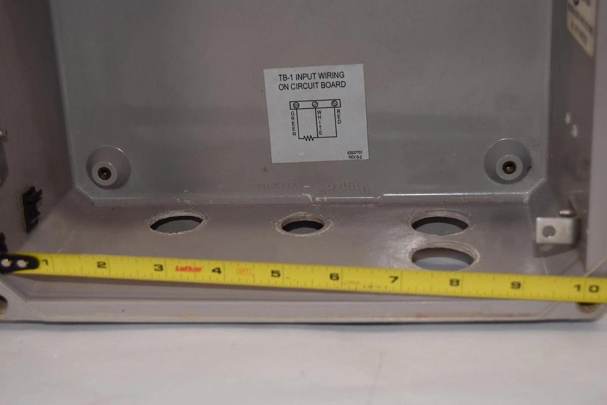 Used ANDERSON AW846333 , 915542 12" x 10" x 4-1/2" ID Plastic PVC Control Enclosure