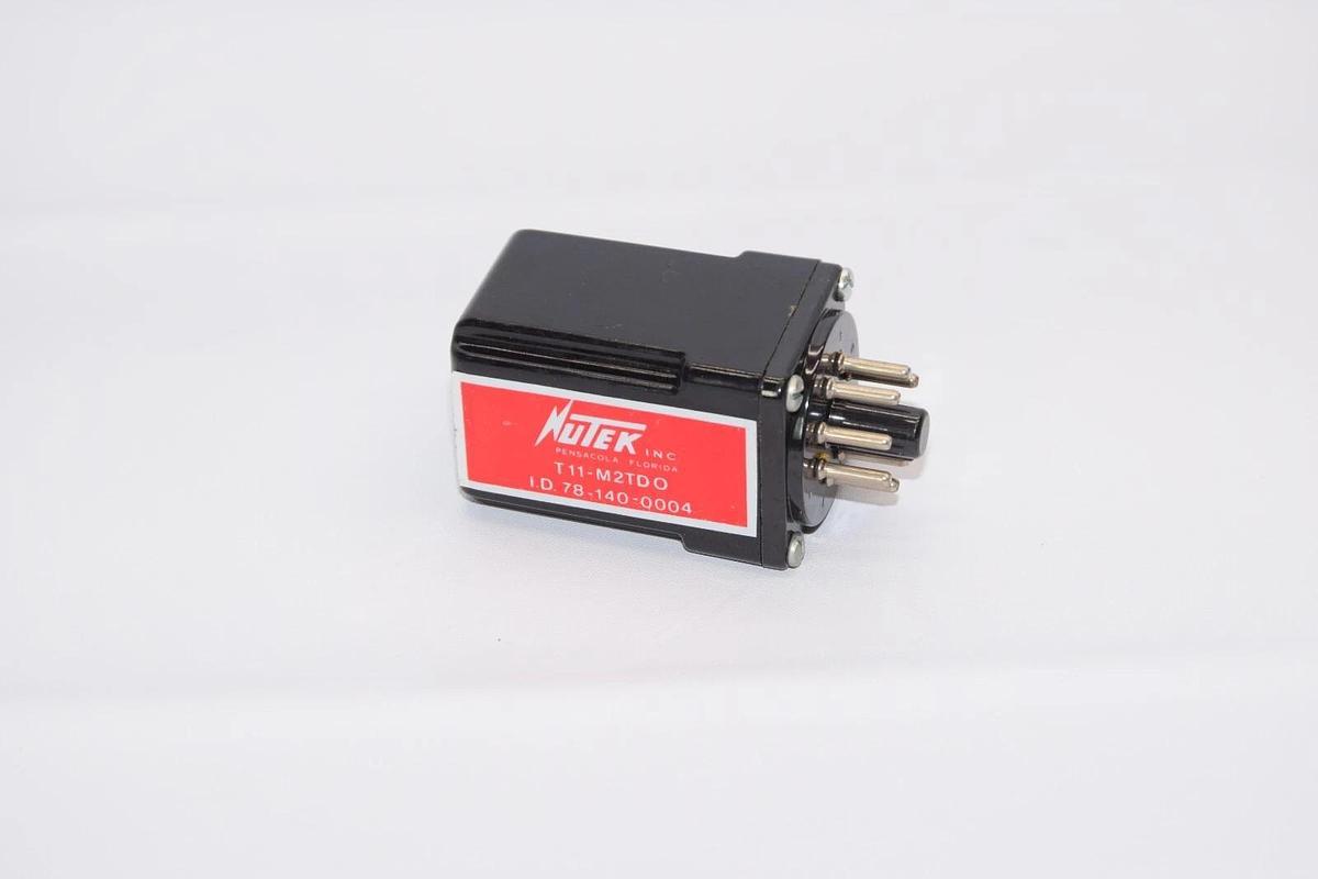 (NEW) NUTEK T11-M2TD0 T11-M2TDO 78-140-0004 8Pin Relay