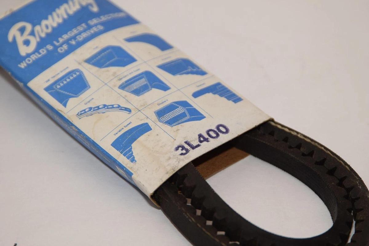 (NEW - Lot of 5) BROWNING 3L400 Cogged V-Belt