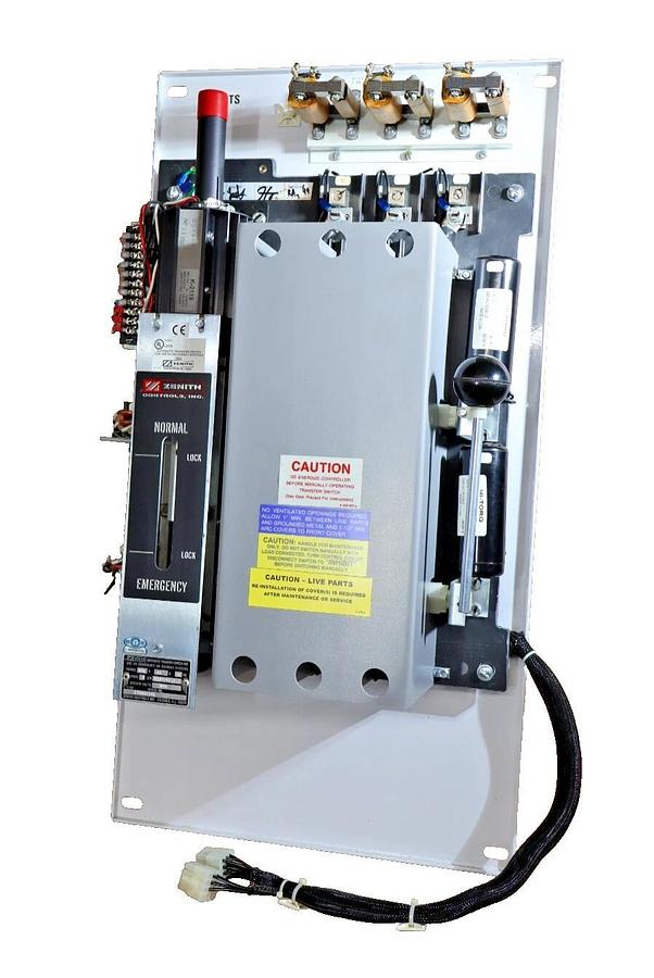 Used Zenith Automatic Transfer Switch ZTSH8EX-5 ZTSH8EX5  80a 80 Amp 480v 3ph K2119