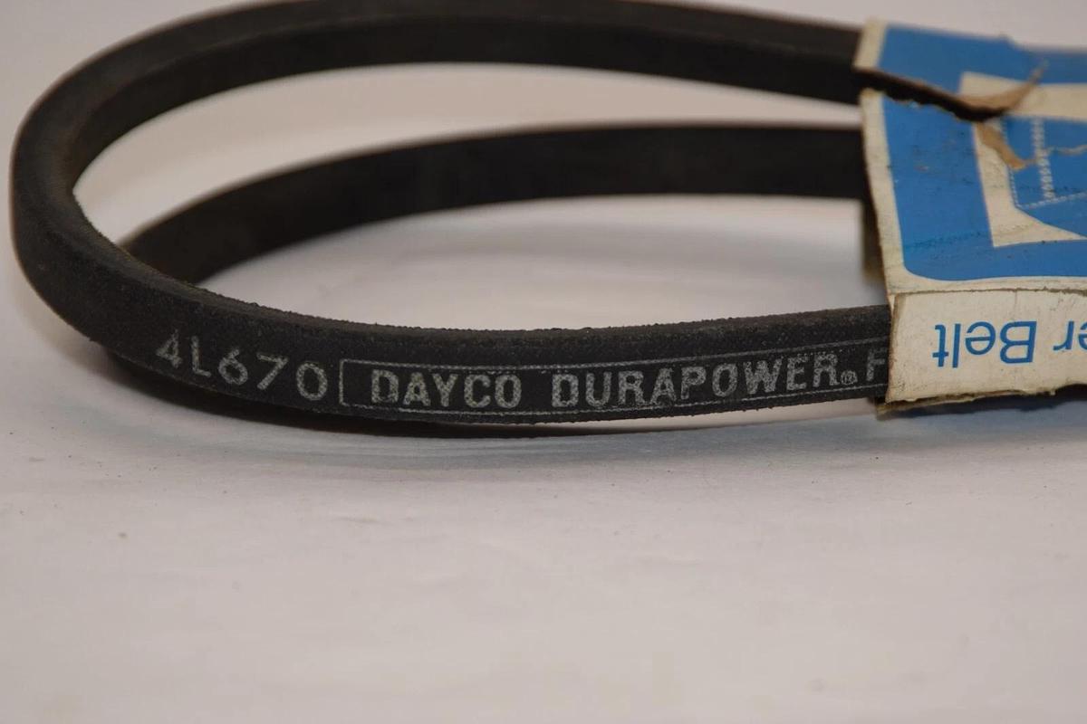DAYCO Durapower Belt V-Belt 4L670 67" x 1/2" Made in USA (NEW)