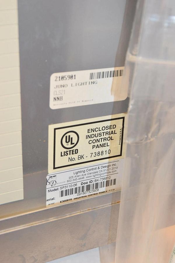 (NEW) JUNO LIGHTING CLS21 2185981 SP3110-06 Lighting sub-panel 21 Circuit 480V