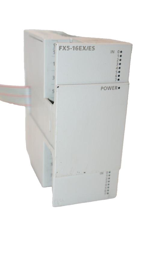 Used MITSUBISHI ELECTRIC FX5-16EX/ES , FX516EXES 24Vdc 4mA Programmable Controller