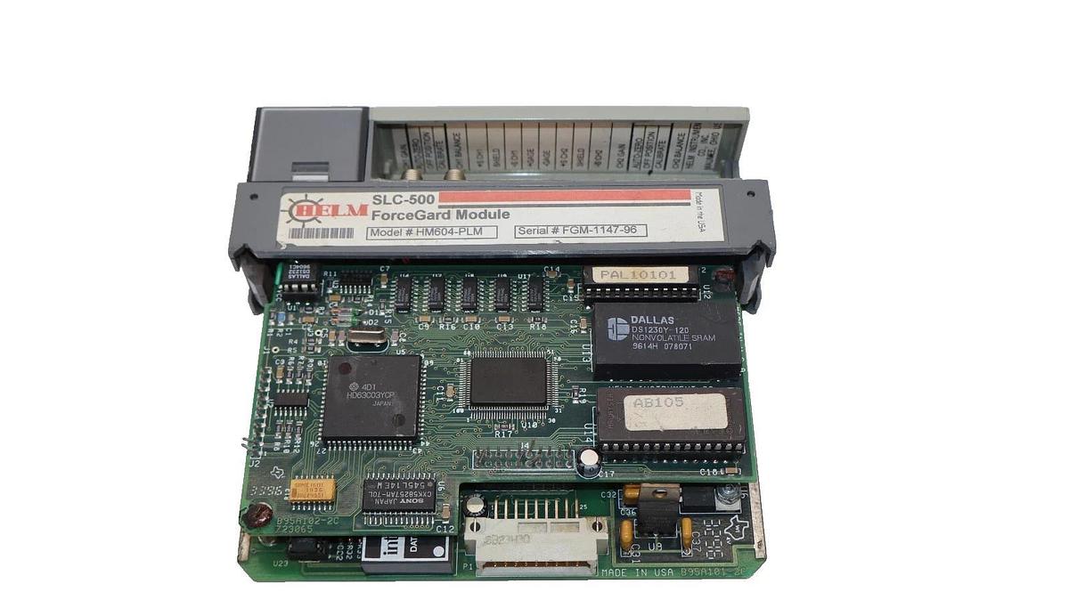 Used Helm HM604-PLM , HM604PLM , SLC-500 ForceGard Input Module