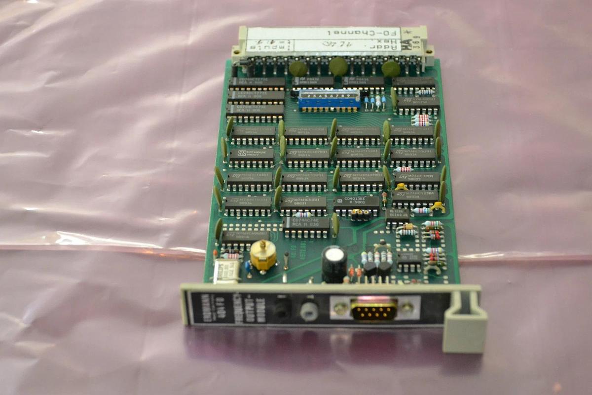 Used ERDMANN 404F0 FREQUENCY OUTPUT MODULE 4572-801 4572.801 4572 801
