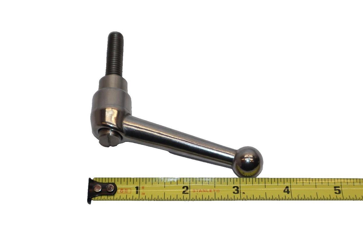 Used M10 1.5 , 1.5" Adjustable Position Handle Stainless Steel