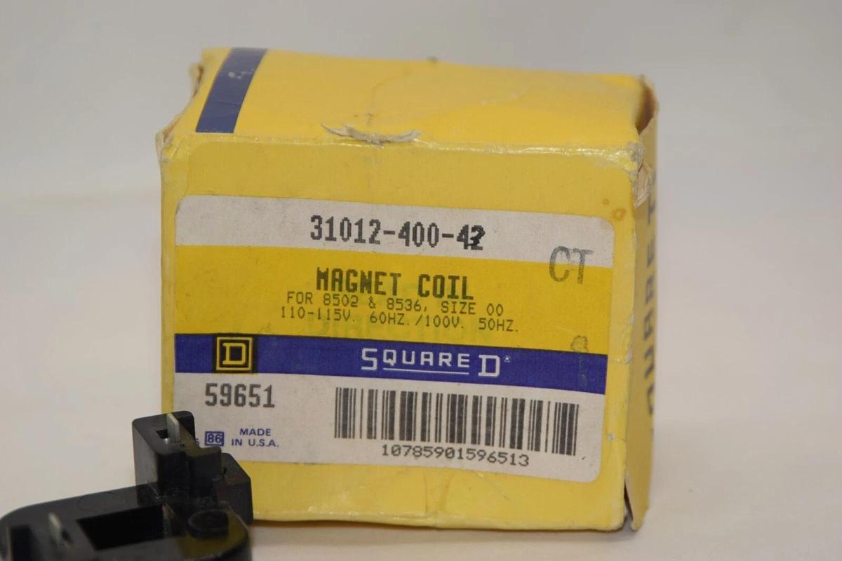 (NEW) SQUARE D 31012-400-42 110-115V 60Hz/100V 50Hz Magnet Coil USA