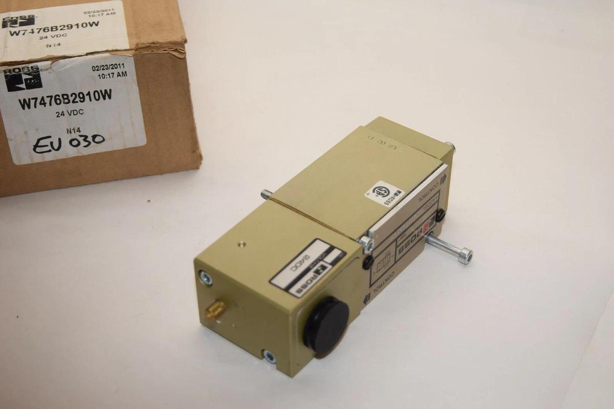 (NEW) ROSS CONTROLS W7476B2910W 24Vdc Valve