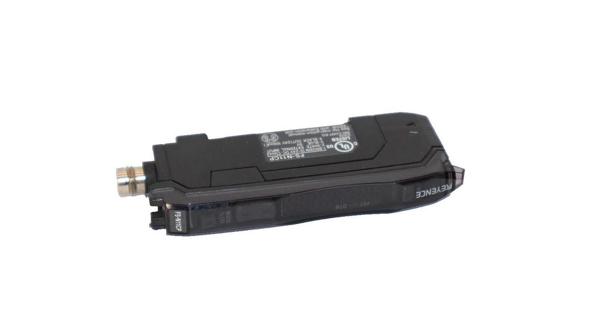 Used Keyence FS-N11CP , FSN11CP Digital Fiber Optic Sensor