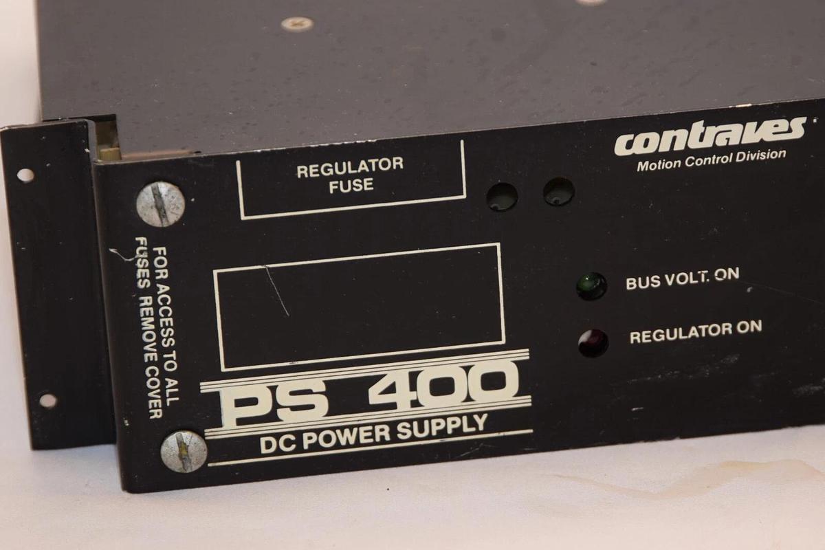 Used CONTRAVES Power Supply  PS400 PC0767-01 Rev A PC076701