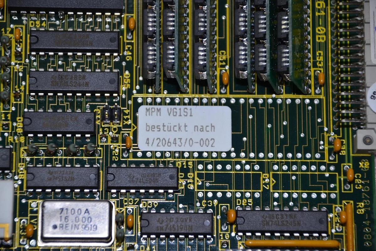 Used WINDSOR MPM-VG1S1 MPMVG1S1 PC CONTROL CARD