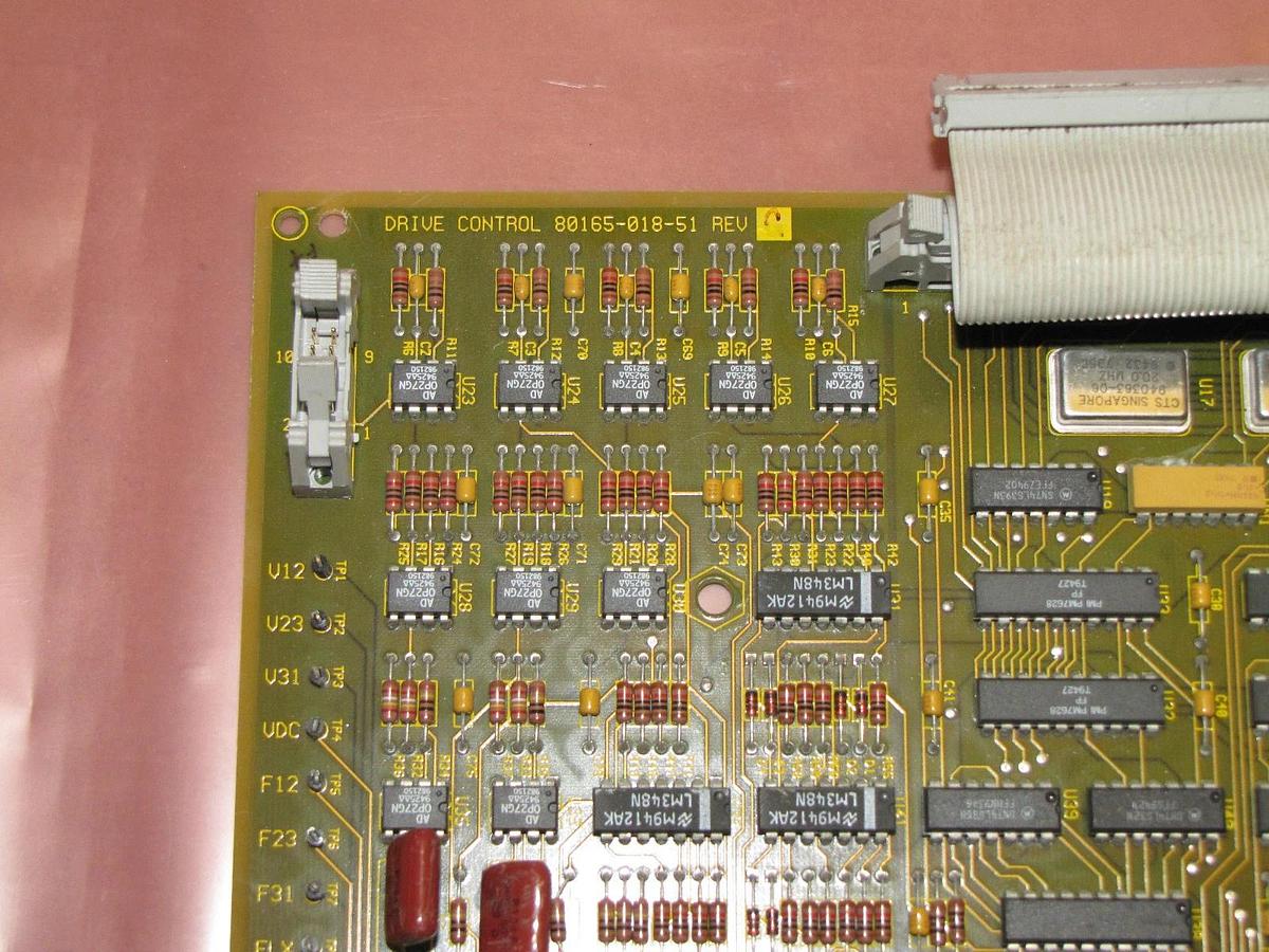 Used ALLEN BRADLEY AB CIRCUIT BOARD CARD 80165-018-51 8016501851 REV. G