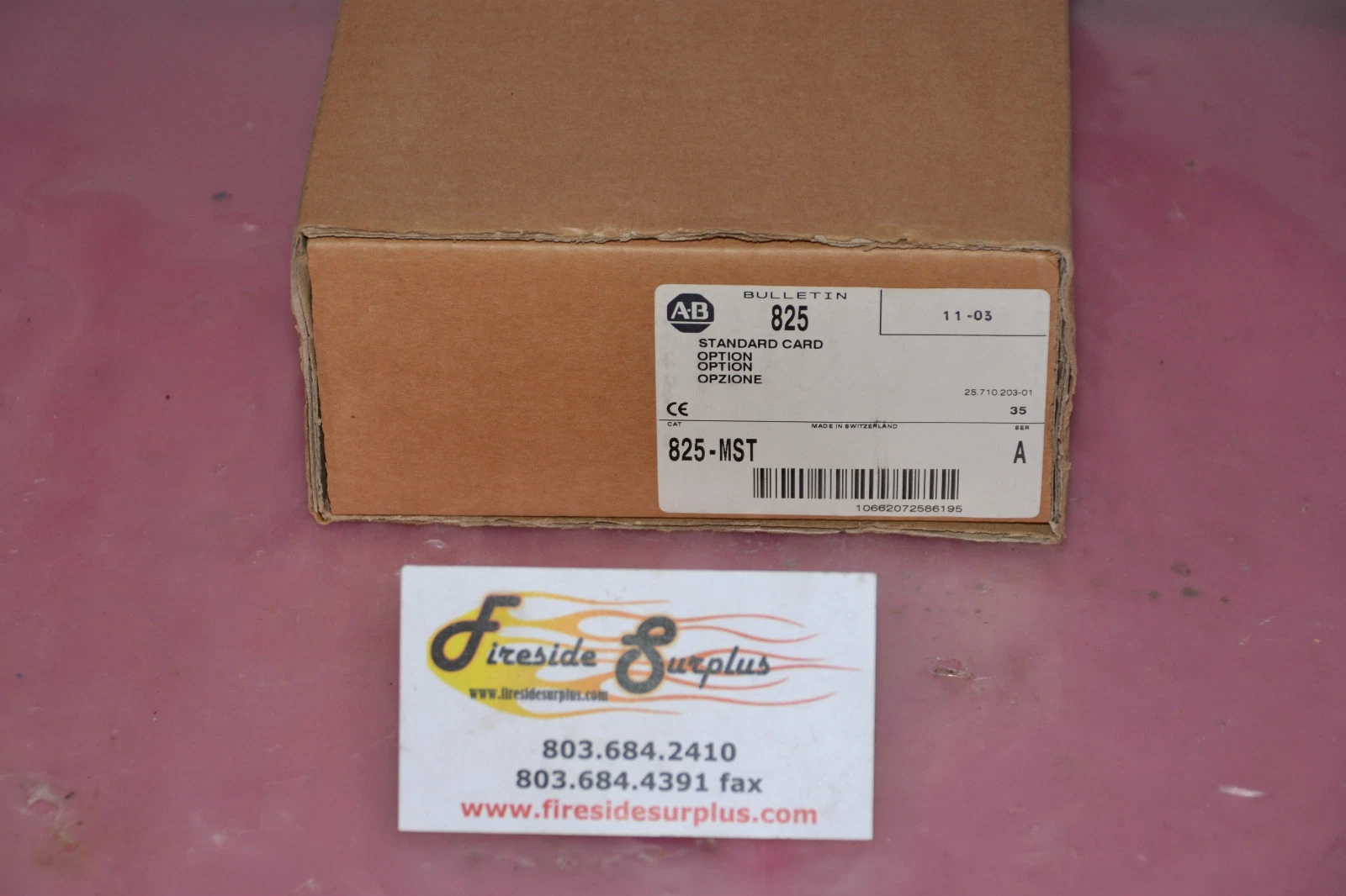 Allen Bradley AB Standard Card 825-MST Ser. A 825MST 825 MST 25.710.203-01 NIB
