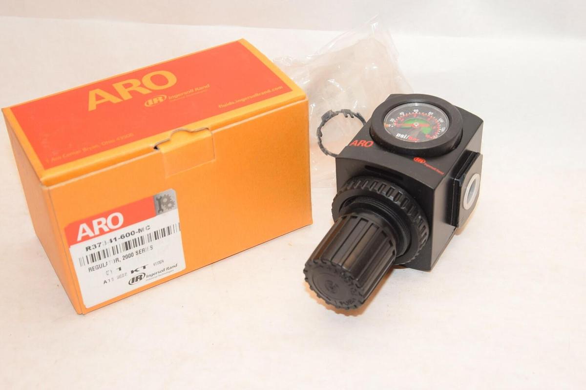 (NEW) ARO R37341-600-MC 2000 Series 0-140psi Pressure Regulator