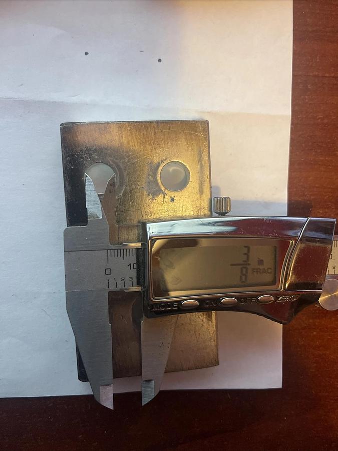 Used Copper Bus Bar 3-1/2" x 2" x 3/8"