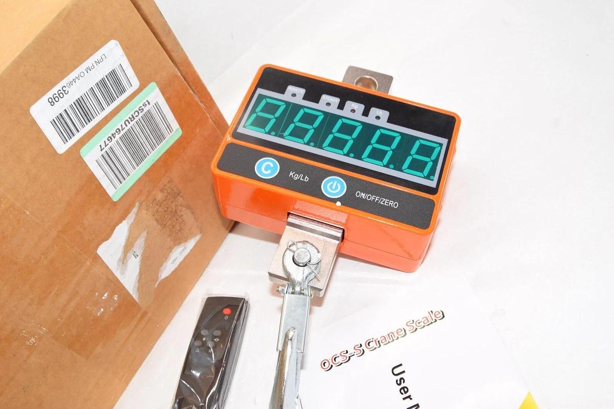 OCS-S 1000KG High precision Aluminum Digital Crane Scale LED Display NEW