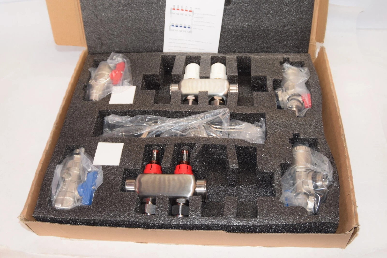 (NEW) WISEWATER 2 Loop Pex/Radiant Heat Manifold
