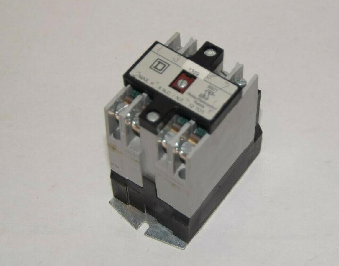 Used SQUARE D 8501X040 8501 X040 Type X Series A 120v Industrial Control Relay