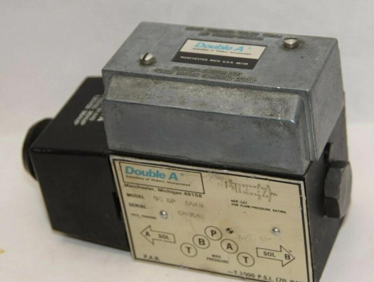 (NEW) DOUBLE A QG-5P-10A3 QG5P10A3 1000psi 70Bar 110/120V Coil Valve *No Gaskets