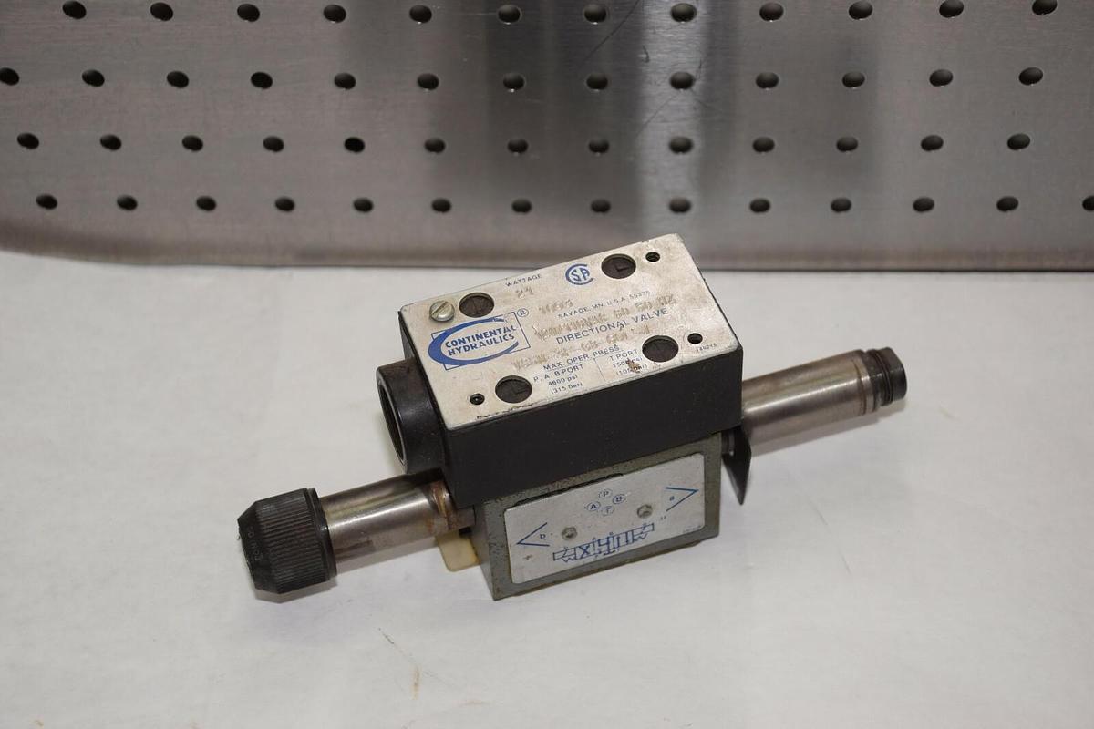 Used Continental Hydraulics directional pilot valve VS5M-3F-GB-60L-J