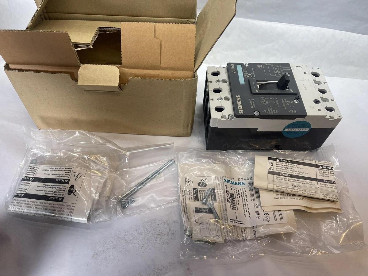 (NEW) SIEMENS 3VL2706-2DK33-0AA0 Breaker 3VL27062DK330AA0 63A 63Amp