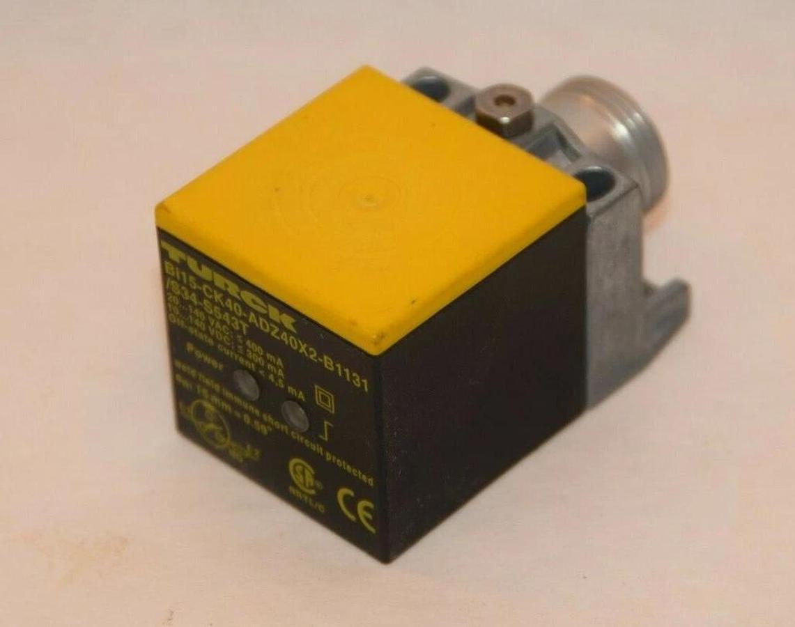 (NEW) TURCK Bi15-CK40-ADZ40X2-B1131/S34-S543T 20/140Vax 400mA Proximity Sensor