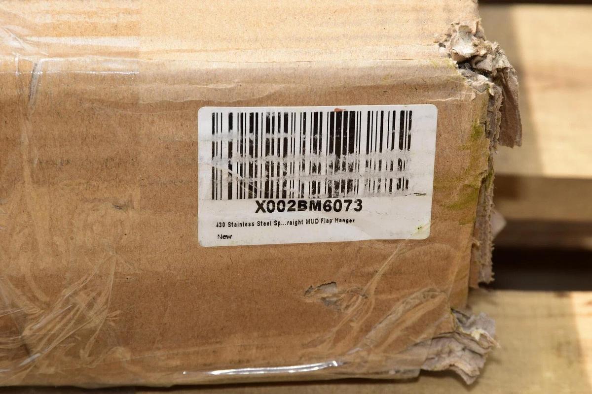 (NEW) TBOZZ TBZ-13647S , X002BM6073 Stainless Angled Mud Flap Hanger *Set*